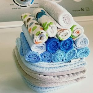 17 piece Baby wash cloths